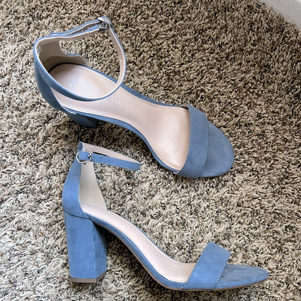Kelly & Katie blue heels
